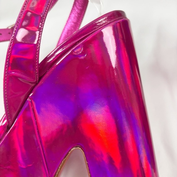 Christian Louboutin Superyaz 160mm Patent Leather Metallic Sandals EU 40 - Picture 6 of 13